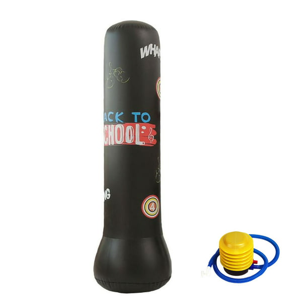 Inflatable Punching Bag 160cm Height Inflatable Boxing Bag Free Standing Heavy Training Bag for Adults Children 